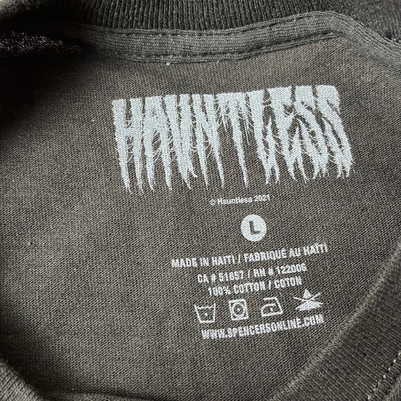 Hauntless Hauntland Graphic Tee Black Large - Picture 2 of 7